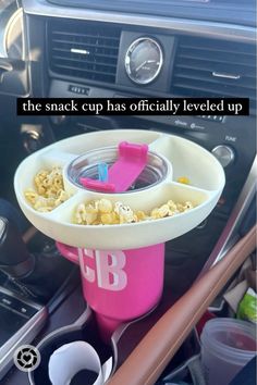 the snack cup has officially leveled up