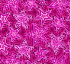 pink and white stars on purple background