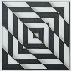 a black and white drawing of an optical illusion