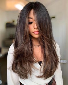 Long Hair Color, Haircuts Straight Hair, Haircuts For Long Hair, Hair Color Dark, Hair Inspo Color, Dark Brown Hair, Cool Hair Color