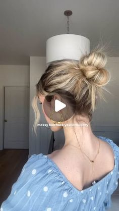 Audrey Anne Jean on Instagram: "The perfect messy bun everytime ☁️🎀
•
•
•
 #hairtutorial #messybun #bunhack #dailyhairstyle #easy hairstyles #hairinspiration  #hairhack #ponytail #ponytailhack #hairstyles #hair  #simplehairstyles #hairinspo #hairtutorial #hairhacks  #easyhairstyles  #style" The Perfect Messy Bun, Perfect Messy Bun, Daily Hairstyles, Messy Bun, Hair Hacks, Buns, Hair Tutorial, Easy Hairstyles, Hair And Makeup