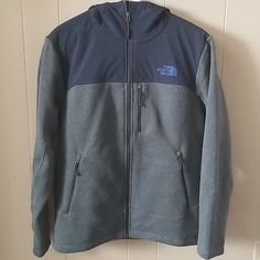 Excellent Gently Used Condition, Looks Unused Grey North Face Jacket, North Face Jacket Mens, North Face Windbreaker, North Face Coat, The North Face Jacket, North Face Hoodie, Mens Windbreaker, North Face Fleece, Mens Hooded