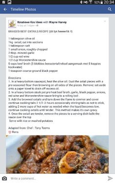 the food is being displayed on the facebook page, and it looks like they have been cooked