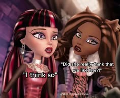 an animated image of two women with caption that reads, the fourth off, the fandom, the vile, horrendous terrible random