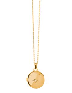 Classic Round Locket Necklace Starburst Gold from Spartina 449 Golden Locket, Round Locket Necklace, Golden Key, Round Locket, Spartina 449, Reach For The Stars, Jewelry Lockets, Gorgeous Bags, Locket Necklace