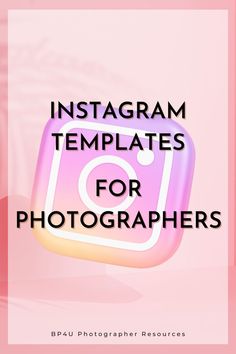 instagram templates for photographers