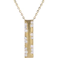 Bask in the glow of refined elegance with this exquisite 14K Yellow Gold Diamond Necklace. The subtle charm of the .20 total carat weight diamonds set against the warm hue of 14K yellow gold captures the essence of understated luxury. Each diamond, meticulously selected and placed, creates a shimmering cascade that draws the eye, making this necklace the perfect accessory for both everyday elegance and special occasions.Crafted with precision, the diamonds are set to maximize brilliance, ensuring that every facet catches the light beautifully. The classic design is timeless, yet contemporary, appealing to modern sensibilities while retaining a touch of classic charm. The 14K yellow gold enhances the natural sparkle of the diamonds, providing a rich, warm backdrop that complements all skin Exquisite Diamond Necklace, Special Occasion Jewelry, 14k Yellow Gold Necklace, Diamond Birthstone, Everyday Elegance, Yellow Gold Necklace, Understated Luxury, Luxury Necklace, Yellow Gold Jewelry