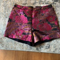 Brand New With Tags! Us Size 8, Fits Like Us 6. High Wasted Shorts, Metallic Shorts, H&m Women, White Denim Shorts, Loose Fit Jeans, H&m Shorts, Terry Shorts, High Waisted Jean Shorts, Blue Denim Shorts