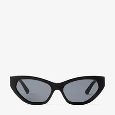 The Leyla sunglasses are a modern update to a classic cat eye silhouette. They feature grey shaded lenses and are complemented by our signature Jimmy Choo logo on the temple. Jimmy Choo Logo, Bridal Flat Sandals, Classic Cat Eye, Black Cat Eye, Eye Silhouette, Bridal Flats, Black Cat Eye Sunglasses, Bridal Bag, Bridesmaid Bags