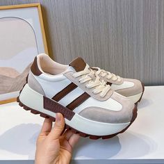 LBSFY - Forrest Gump Shoes Female Genuine Leather 2024 Spring New Platform Sneakers Women Casual Trendy Women Board Shoes Size Chart size(CM) 35 36 37 38 39 40 41 42 43 EUR 35 36 37 38 38.5 39 40 40.5 41 USA 5 6 6.5 7 8 8.5 9 9.5 10 Foot Width (CM) 7.5 8 8.5 9 9.5 10 10.5 11 11.5 Foot length (CM) 22.5 23 23.5 24 24.5 25 25.5 26 26.5 Purchase Notes: 1. Foot length + Foot width + Foot thickness = Shoe size 2. Please accurate measurement of the shoe size corresponding to the selection 3. Purchase colors prevail in picture Forrest Gump Shoes, Platform Sneakers Women, Forrest Gump, Casual Sneakers Women, Sneakers Women, Fashion Sandals, Platform Sneakers, Shoe Size Chart, Womens Sneakers