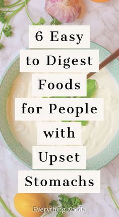 Food When Sick, Upset Stomach Food, Eat When Sick, Bug Food, Sick Food, Brat Diet, Easy To Digest Foods, Healthy Stomach, Gallbladder Diet