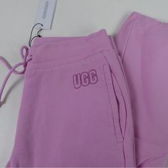 Ugg Joggers ”Daniella” Style Soft, Brushed Fleece Lining Elasticized Waistband Exterior Drawstring Cotton, Modal, Elastane Blend Mid Rise Front Hand Pockets Approximate Measurements: Embroidered Ugg Logo Great For Hanging Out, Coffee Run Or Lunch Date! Brand New With Tags Rose Quartz Pink Color Pricing Is Fair And Quite Firm . Please Let Us Know If You Have Any Questions. Trendy Fleece Bottoms With Elastic Waistband, Pink Leisure Bottoms For Fall, Casual Fleece Pants For Spring, Spring Fleece Bottoms With Elastic Waistband, Casual Spring Fleece Bottoms, Purple Joggers, Blue Sweatpants, Coffee Run, Quartz Pink