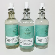 Eucalyptus & Lavender Mist & Pillow Spray Bath & Body Works Aromatherapy Set Of 3 New With Tags 5.3 Oz Smells Like: Refreshing, Soothing Me Time In The Steam Room. Scent: Eucalyptus And Lavender Essential Oils. #4238 Eucalyptus And Lavender, Eucalyptus Lavender, Lavender Mist, Pillow Spray, Steam Room, Skin Care Women, Lavender Essential Oil, Bath Body Works, Bath Body