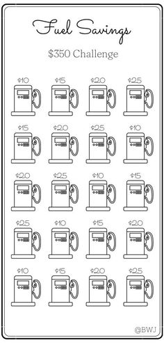 the full savings $ 350 challenge is shown in this black and white drawing, with coffee mugs on each side