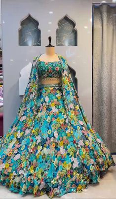 Instagram$Facebook Follow Us :- @jayamarfab Digital Printed Lengha Choli Indian Festival Wear Collection Party Wear Outfit We Make Wedding Lehengas, Indian Lehenga, Bridal Lehenga, Designer Lehenga, South Indian Dresses, Lengha Choli, Chaniya Choli, Lancha, Semistitched Lehenga, Bridesmaid Lehengas, Sabyasachis Lehengas, Floral Skirts, Punjabi Lehengas, Ethnic Lehengas, Indo-western Outfits, Indian Outfits, Bollywood lehengas. 𝗙𝗮𝗯𝗿𝗶𝗰 𝗗𝗲𝘁𝗮𝗶𝗹𝘀: Lehenga :- Fabric : Soft Silk Work : Fan Spring Festive Multicolor Lehenga, Bollywood Style Green Choli For Spring, Multicolor Floral Embroidered Choli For Wedding, Spring Multicolor Choli With Dupatta, Wedding Multicolor Choli With Floral Embroidery, Wedding Multicolor Floral Embroidered Choli, Bollywood Style Multicolor Lehenga With Floral Embroidery, Bollywood Style Multicolor Floral Embroidered Lehenga, Fitted Multicolor Lehenga For Spring