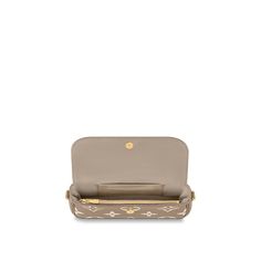 LOUIS VUITTON® - Wallet On Chain Ivy - Dove/cream Luxury Compact Beige Wallet, Classic Beige Rectangular Wallet On Chain, Luxury Beige Travel Wallet, Formal Beige Wallet On Chain With Chain Strap, Luxury Leather Wallet On Chain In Beige, Luxury Beige Leather Wallet On Chain, Formal Beige Leather Wallet On Chain, Luxury Beige Wallet On Chain, Luxury Beige Wallet On Chain For Evening