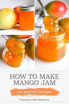 how to make mango jam with no pectin recipe and practical self reliances