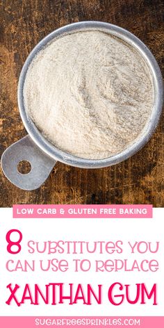 a pan filled with baking ingredients on top of a wooden table next to the words, 8