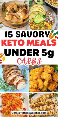 Explore 15 Savory Keto Meals Under 5g Carbs that are delicious and low-carb! Best keto meals | low-carb keto recipes | easy keto dinners | healthy keto meals | family-friendly keto recipes | tasty low-carb dishes | quick keto meals | nutritious keto recipes | simple keto cooking | delicious low-carb meals | easy keto meal ideas | flavorful keto dishes | keto meals under 5g carbs | healthy eating | easy meal prep | keto meal planning | low-carb dinner ideas | top keto recipes | satisfying keto meals | best low-carb dishes. Keto Ish Meals, Yummy Keto Meals, Hyper Ketosis, Keto Meals Easy, Keto Essentials, Keto Meal Planning, Healthy Keto Meals, Meal Prep Keto, Keto Diet Meals