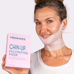 Chin & Neck Mask | Natural Neck & Chin Collagen Support Chin Wrinkles, Looking Younger, Tighter Skin, Neck Wrinkles, Forehead Wrinkles, Jaw Line, Deep Wrinkles, Loose Skin, Chin Up