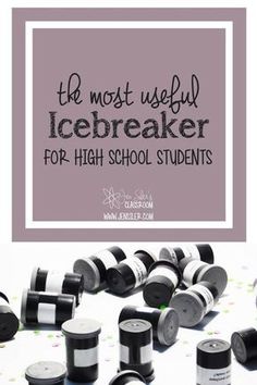 the most useful icebreakerer for high school students is this one in black and white