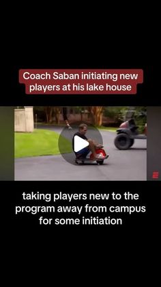 Tommy Denos on Instagram: "Coach Saban initiating first year players at the lake #alabama #alabamafootball #rolltide #nicksaban #saban #football #fyp #foryou #foryoupage #fypシ #fypage #fy" Nick Saban, At The Lake, First Year, Lake House, Lake