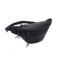 The perfect accessory for the sporty and adventurous individual! Made with high-quality nylon, this bag features two zip pockets that provide ample space for your essentials. The tassel ties and adjustable straps add a touch of style and functionality, while the zipper closure ensures that your belongings are safe and secure. Item Type: Belt Bag Material: Nylon Closure: Zipper Exterior Details: 2 Zip Pockets, Tassel Ties, Adjustable Straps Interior Details: Fabric Lined 16.1” L x 2.8” W x 6.3” H