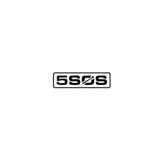 the logo for sso's is shown in black and white