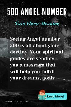 Are your keep seeing 500 angel number? Click the pin to read about the spiritual meaning of 500. Angel number 500 wants to convery some message to you. We have written everything about 500 number, what does 500 mean biblically or 500 twin flame meaning. Do check out coolastro and read the blog carefully. 1313 Angel Number Meaning, 311 Meaning, 143 Meaning, 1313 Meaning, 1313 Angel Number, 212 Angel Number, Twin Flame Meaning, Goddess Fortuna, Flames Meaning