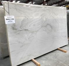 a large marble slab in a warehouse