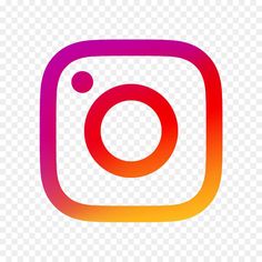 the instagram logo is shown on a transparent background, and it appears to be in color