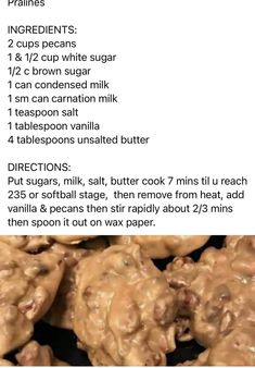 the recipe for peanut butter cookies is shown