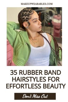 Rubber Band Hairstyles Trendy Designs, Special Event