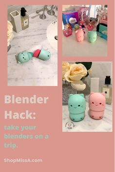 Meet our new cute $1.55 AOA Paw Paw Blender Travel Cases! These are super cute for room decor:)!ð Blender Hacks, Travel Cases