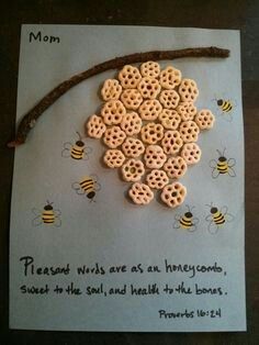 a piece of paper that has been made to look like honeycombs on it