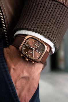 Stylish Watches Men, Fancy Watches, Mens Fashion Watches, Vintage Watches For Men, Stylish Watches, Men Fashion Casual Outfits, Mens Accessories Fashion, Luxury Watches For Men