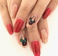 Nail Art Noel, Holiday Nails Winter, Holiday Nails Christmas