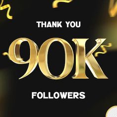 thank you 80k followers with gold letters and confetti on black background for social media