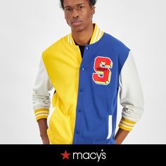 in stock Men's Coats & Jackets, Bomber Jacket, Snoopy, Pick Up, In Store, Buy Online, Mens Accessories, Mens Outfits, Outfit Accessories