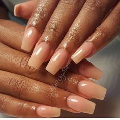 Neutral Nails Black, Pink Overlay, Peach Nails, Floral Nail, Simple Acrylic Nails, Work Nails, Nails Black, Trim Nails, Neutral Nails