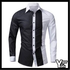 White Dress Shirt, Black And White Shirt, Black White Dress, Shirt Dress Casual, Men Shirt, White Shirt Dress, Mens Fashion Summer