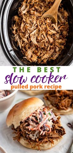 the best slow cooker pulled pork recipe