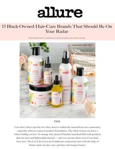 Some OOLI love in Allure Magazine. Try the ALL IN full product line. Scalp Exfoliator, Allure Magazine, Hair Care Brands, Promote Healthy Hair Growth, Healthy Hair Growth, Dry Hair, Locs, Hair Growth