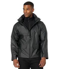 Protect yourself from the elements with the Helly Hansen® Voss Jacket, constructed from wind- and water-proof polyurethane with four-way stretch..Zip-front design features high collar with packable hood inside, front flap pockets, and full-length sleeves with button cuffs..Adjustable hem helps keep the elements out..100% polyurethane..Machine washable..Imported..Product measurements were taken using size MD. Please note that measurements may vary by size..Measurements: Length: 31 in Waterproof Rain Jacket, Pvc Coat, Outdoor Jacket, Protect Yourself, Helly Hansen, Waterproof Fabric, Personal Shopping, Front Design, High Collar