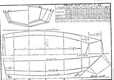 the plans for a boat that is not in use