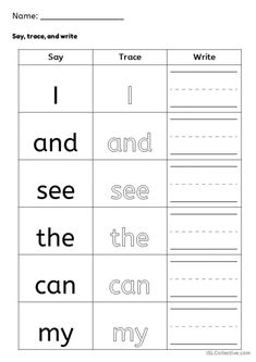 worksheet for beginning with the letter i