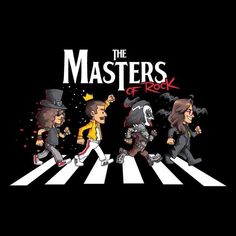 the cover art for the album, the masters of rock