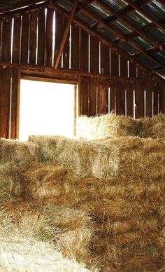 Hay is for horses, and this fragrance is for those who love riding them. Freshly mown hay with notes of sweet balsam combined with smooth vetiver and cedarwood giving way to the fresh aroma that fills your barn. Hay Bale Perfume Notes: Hay, Sweet Balsam, Vetiver, Cedarwood. Style: Fresh. Lucky. Lively. Bales Of Hay, An Open Window, Barn Loft, Country Barns, Hay Bales, Farm Barn, Farms Living, Down On The Farm, A Barn