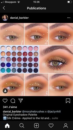 Jaclyn Hill Palette Looks Step By Step Natural, Jacqueline Hill Palette Looks, Jaclyn Hill Palette Looks, Jaclyn Hill Makeup Tutorials, Jaclyn Hill Makeup, Natural Eye Makeup Tutorial, Makeup For Older Women, Morphe Palette, Makeup Drawing