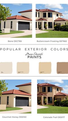 the exterior color scheme for this house